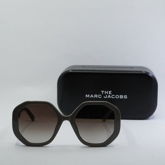 Marc Jacobs MARC 659/S 0KB7 HA Geometric Sunglasses - Grey/Brown main image 6